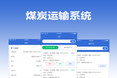煤炭运输行业系统